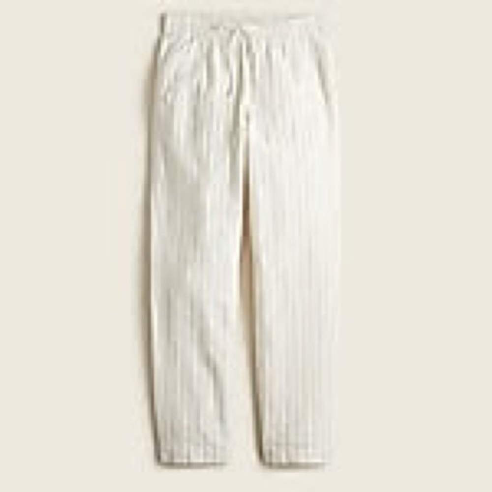 J Crew striped seaside pant